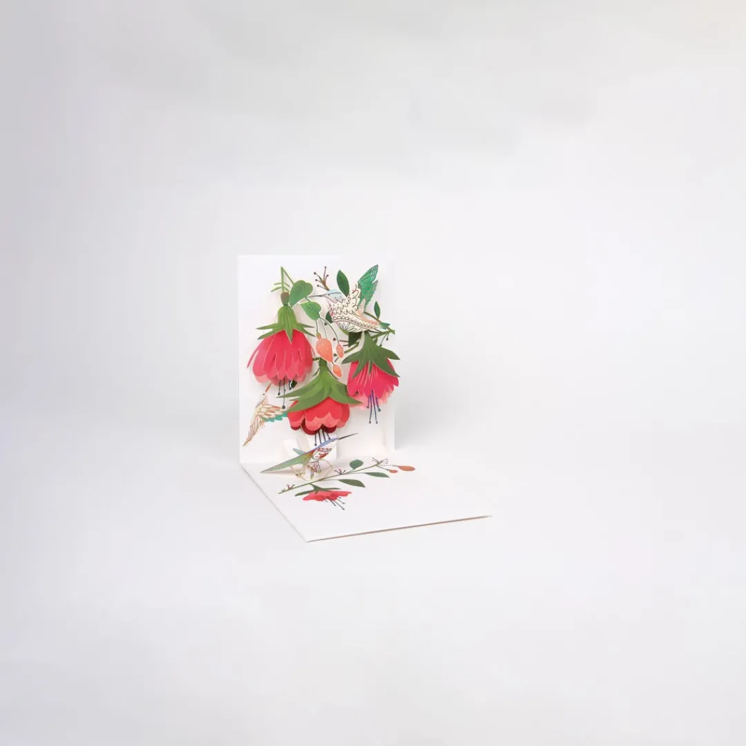UWP Luxe Pop Up & 3d Cards|Birthday Cards*Hummingbird Birthday 3D Pop Up Greeting Card | Ohh Deer