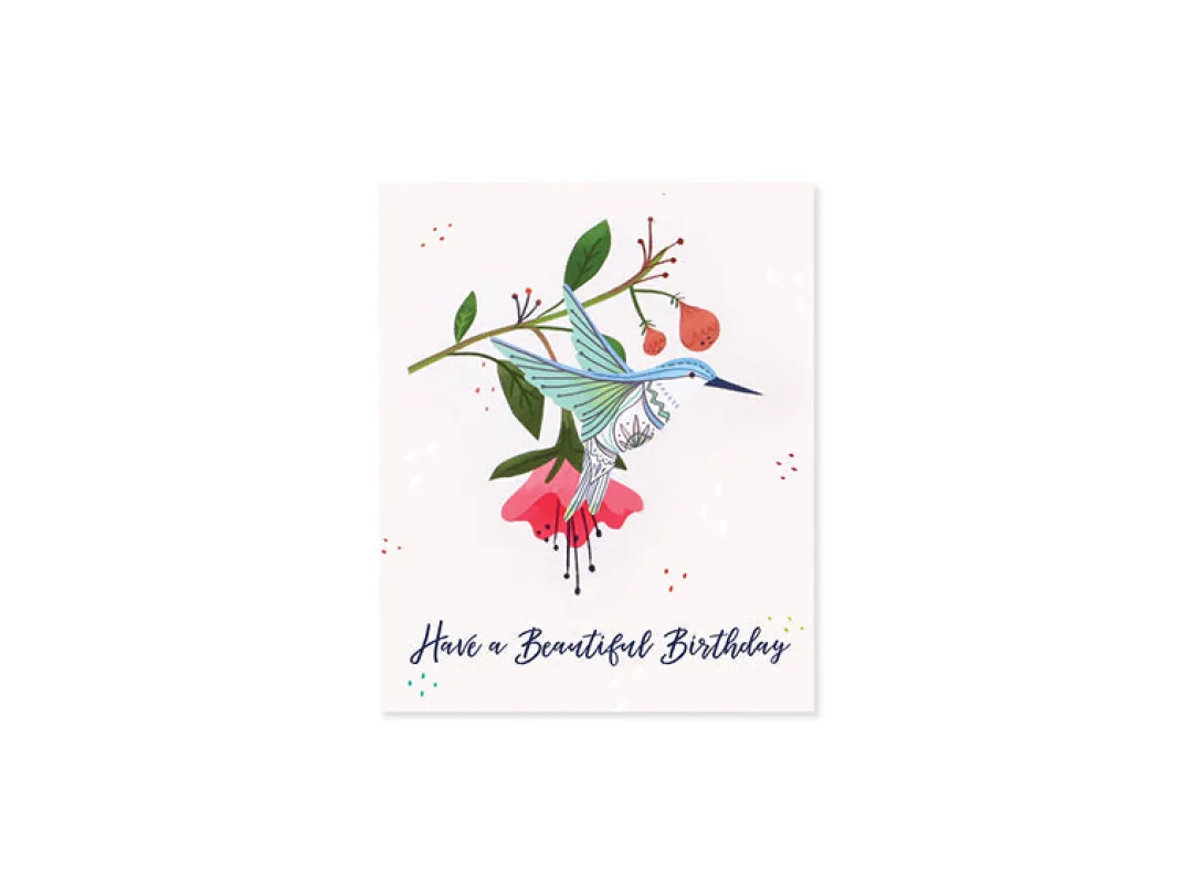 UWP Luxe Pop Up & 3d Cards|Birthday Cards*Hummingbird Birthday 3D Pop Up Greeting Card | Ohh Deer