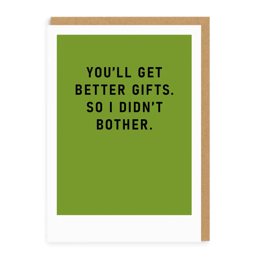 Ohh Deer Birthday Cards*I Didn't Bother Greeting Card |