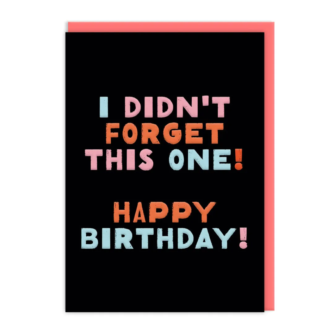 Ohh Deer Birthday Cards*I Didn't Forget This One Birthday Card |