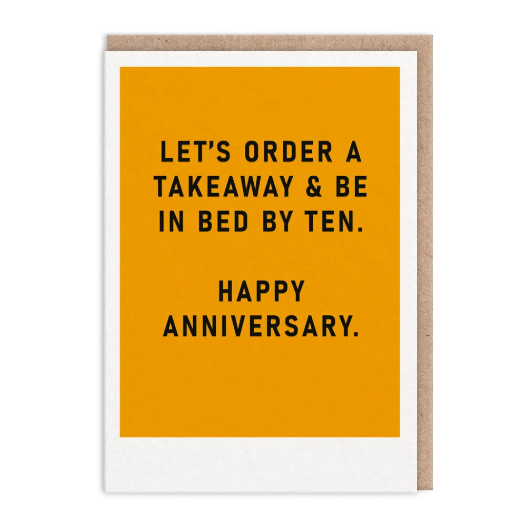 Ohh Deer Anniversary*In Bed By Ten Anniversary Card ππ |
