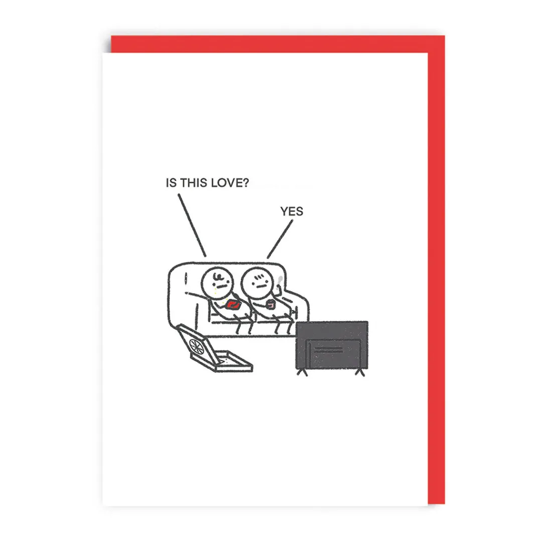 Goose Fight Valentine's Day Cards*Is This Love Sofa Valentine's Day Card | Ohh Deer