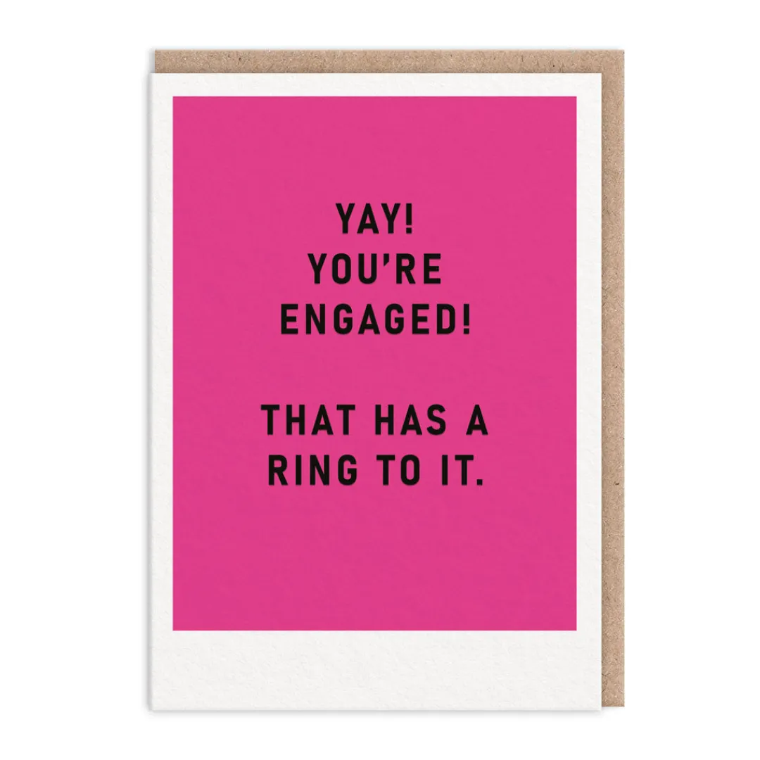 Ohh Deer Congratulations|Engagement*Its Got A Ring To It Engagement Card 💍 |