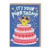 Hello!Lucky Birthday Cards*It's You're Purrthday Card