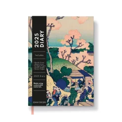 Ohh Deer 2025 Diaries|Stationery Gifts*Japanese Blossom 2025 Diary | A5 Linen Diary