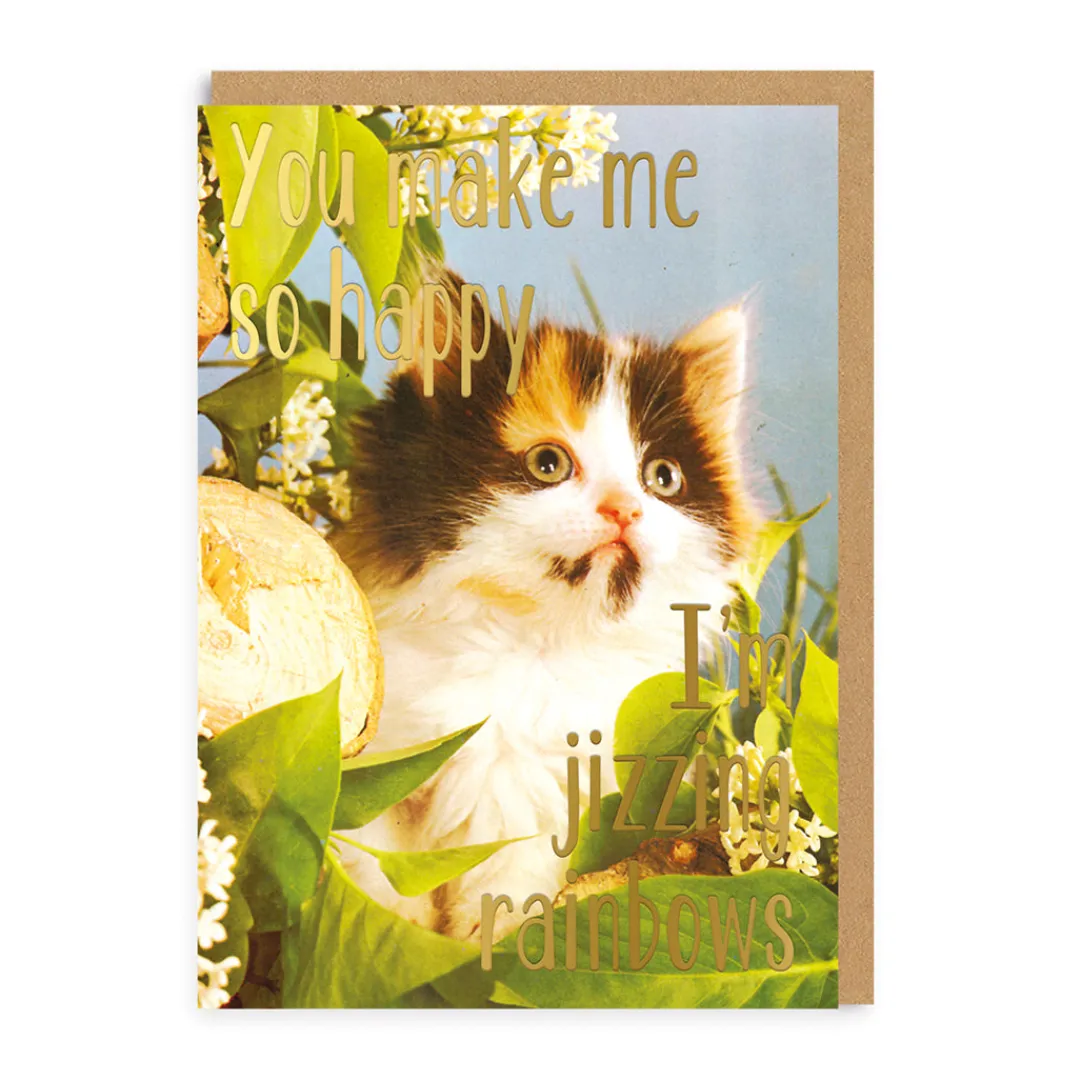 Ohh Deer Anniversary|Valentine's Day Cards*Jizzing Rainbows Greeting Card |