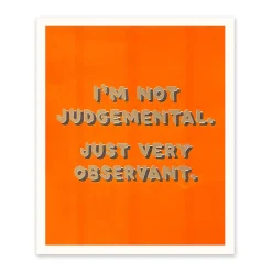 Ohh Deer Prints*Judgemental Riso Print (12x10)
