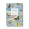 Kaleido Premium Notebooks|Stationery Gifts*Marble Butterfly Blue A5 Paperback Notebook