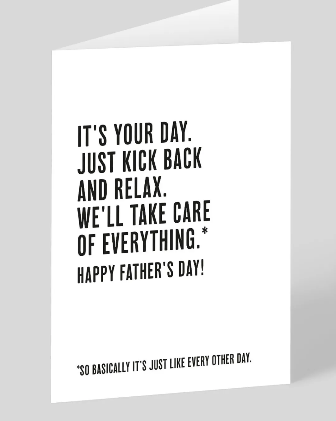 Huckleberry Letterpress Co. Father's Day|Father's Day Cards*Kick Back and Relax Father's Day Card | Ohh Deer
