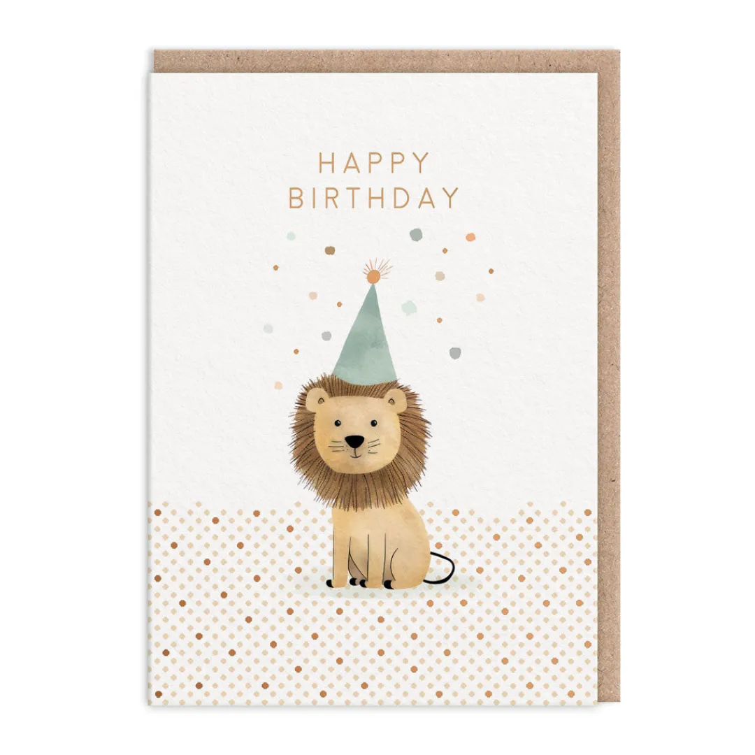 Ohh Deer Birthday Cards*Lion Happy Birthday Card