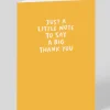 Raspberry Blossom Thank You*Little Note Big Thank You Card | Ohh Deer