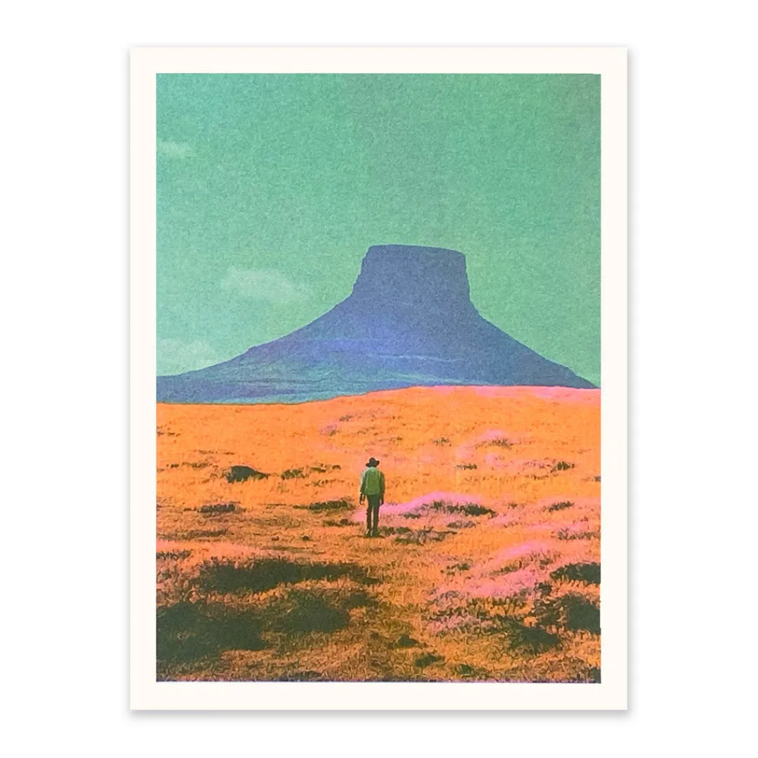 Ohh Deer Prints*Lone Cowboy Riso Print (8x6)