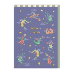 Cath Kidston Birthday Cards*Make A Wish Dragons Greeting Card