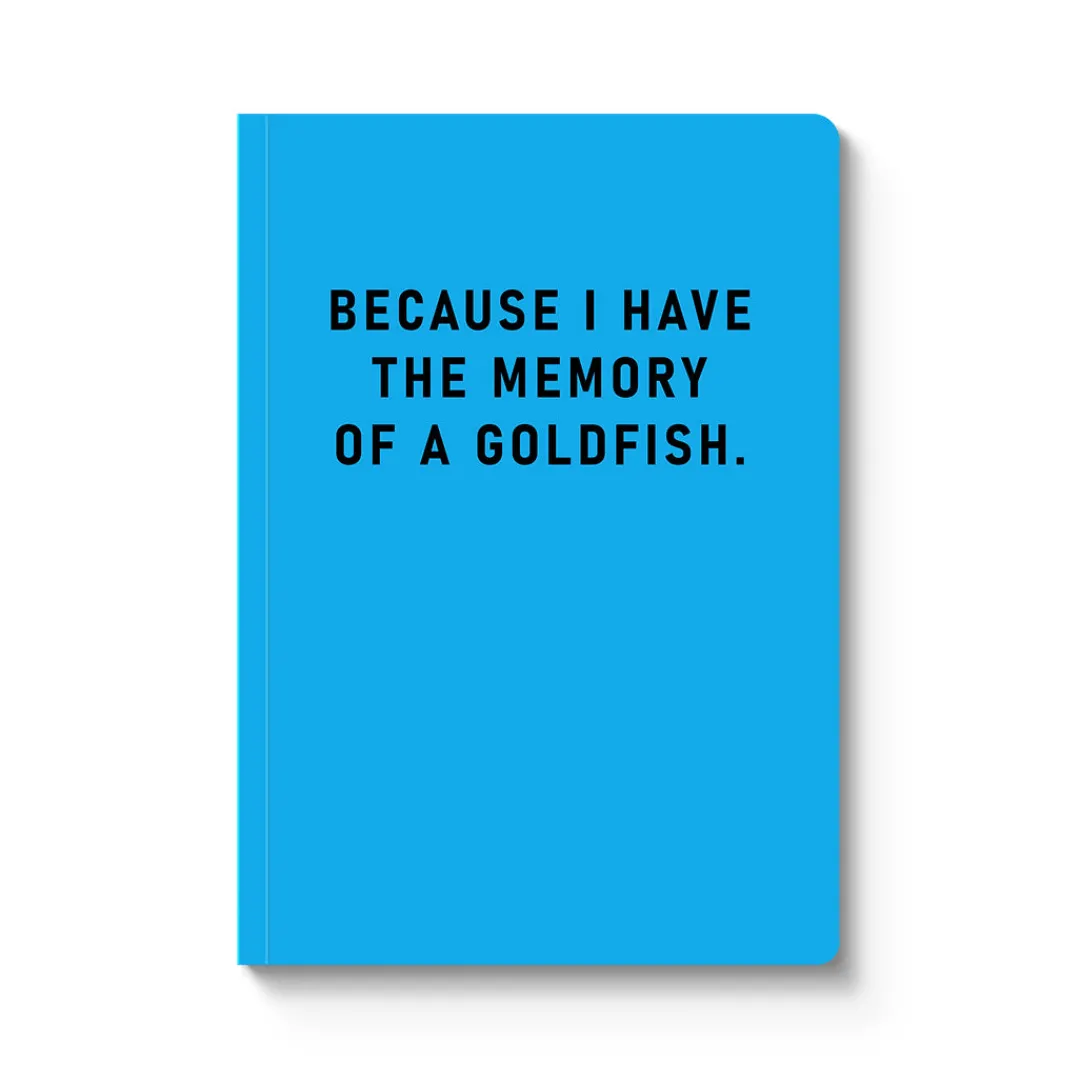 Ohh Deer Notebooks Under £10|Stationery Gifts*Memory Of A Goldfish Perfect Bound Notebook |
