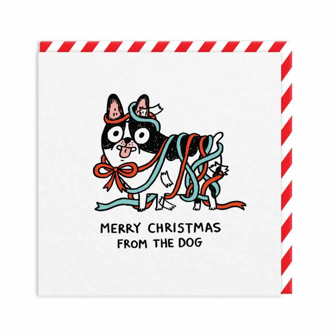 Gemma Correll Christmas Cards*Merry Christmas From The Dog Christmas Card | Ohh Deer