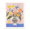 Ohh Deer Prints*Modern Dutch Flowers Riso Print (8x6)