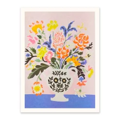 Ohh Deer Prints*Modern Dutch Flowers Riso Print (8x6)