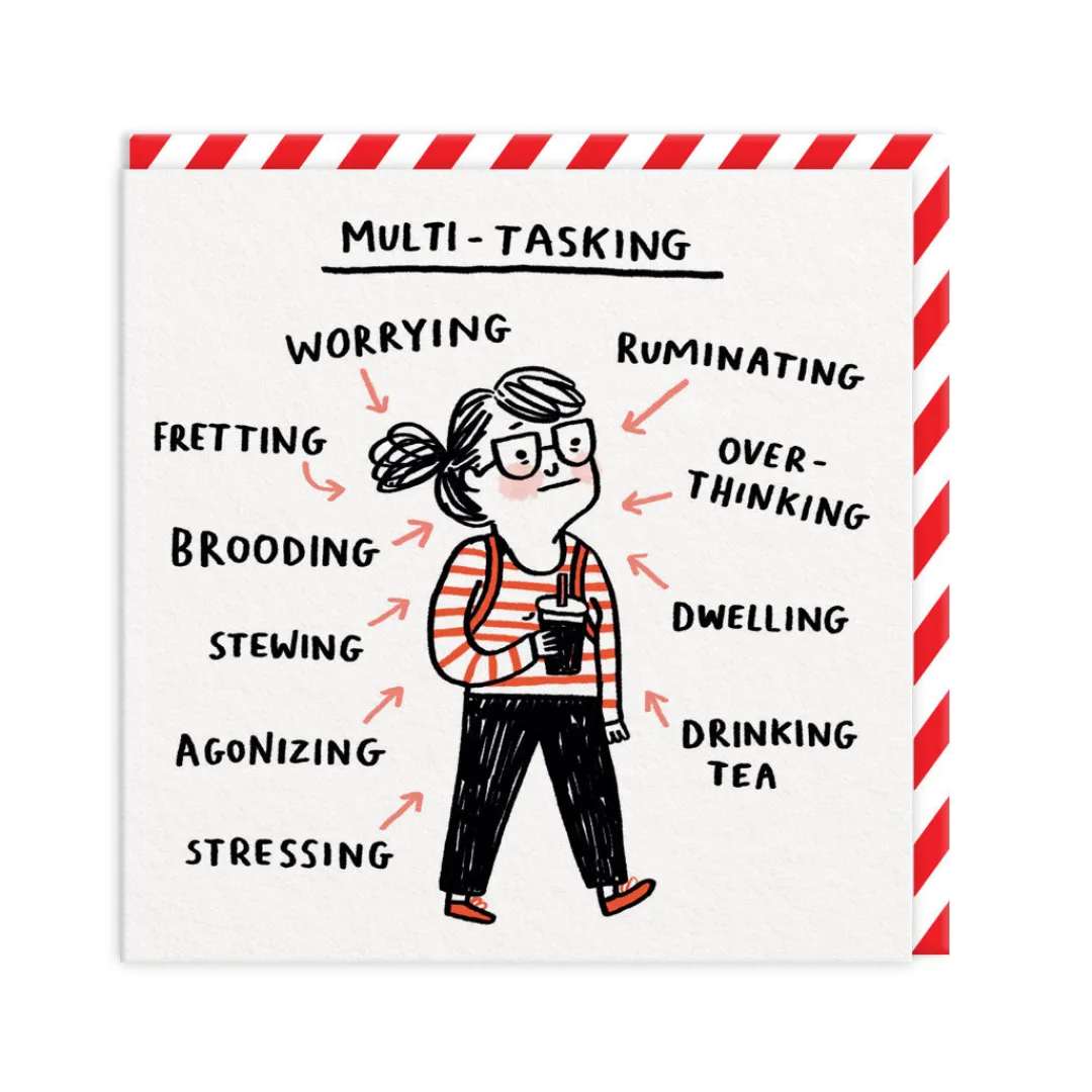 Gemma Correll Thinking Of You|Birthday Cards*Multi-Tasking Greeting Card - | Ohh Deer