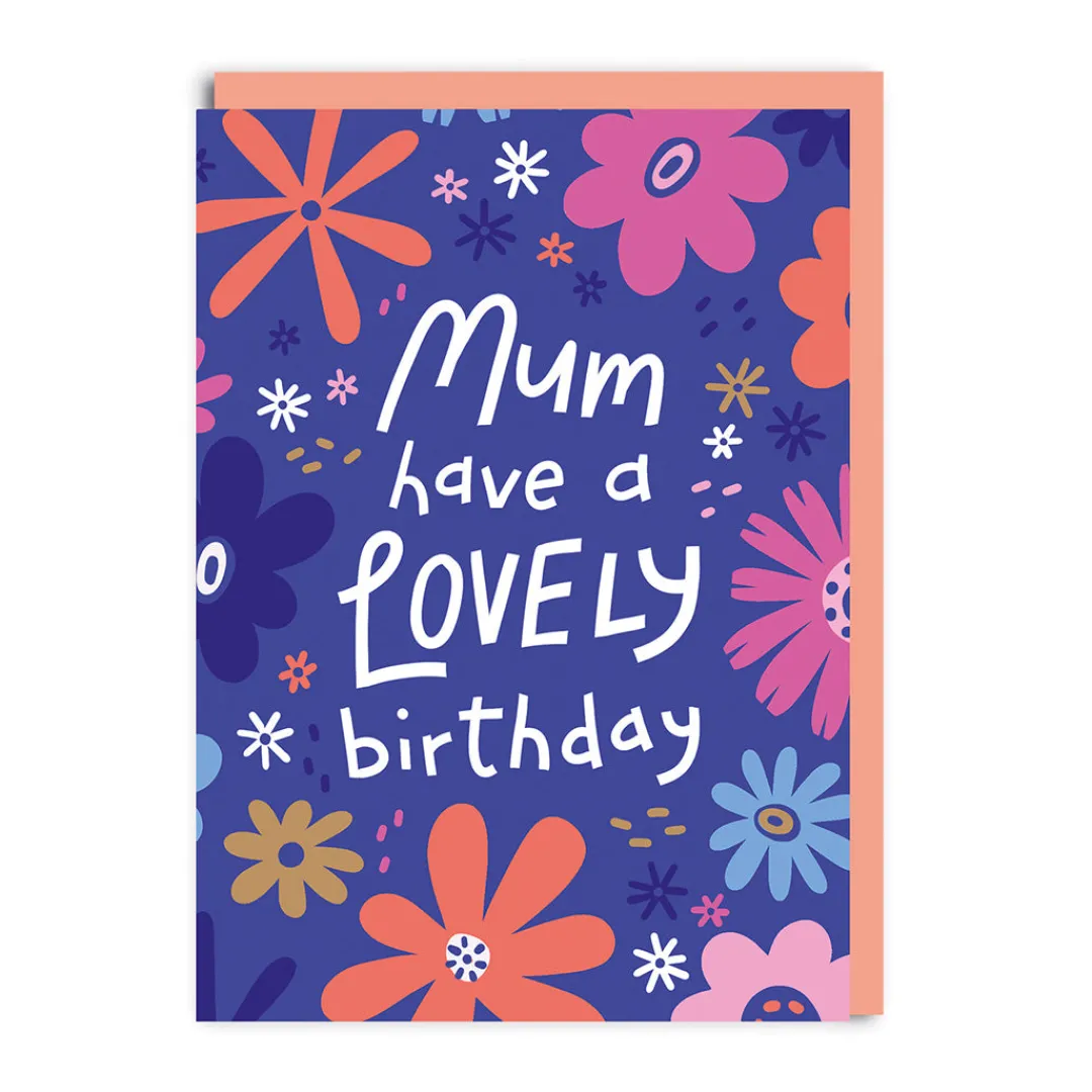 Ohh Deer Birthday Cards*Mum Happy Birthday Floral