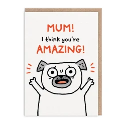 Gemma Correll Mother's Day Cards|Birthday Cards*Mum, I Think You're Amazing! Mother's Day Card