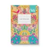 Vu0026A Notebooks Under £10|Stationery Gifts*Neon Floral Ornate Garden A6 Premium Paperback Notebook