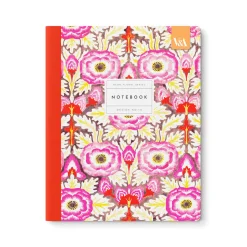 Vu0026A Notebooks Under £10|Stationery Gifts*Neon Floral Symmetrical Primrose Premium Exercise Book