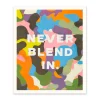 Ohh Deer Prints*Never Blend In Riso Print (12x10)