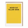 Ohh Deer Christmas Cards*Never Eat Yellow Snow Christmas Card |