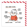 Gemma Correll Congratulations|New Arrival*New Baby Guide Square Greeting Card | | Ohh Deer