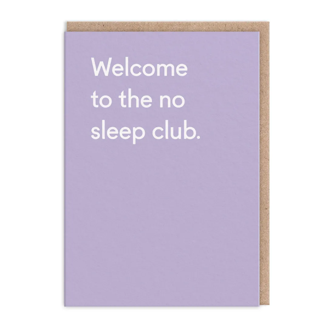 Twin Pines New Arrival*No Sleep Club Greeting Card