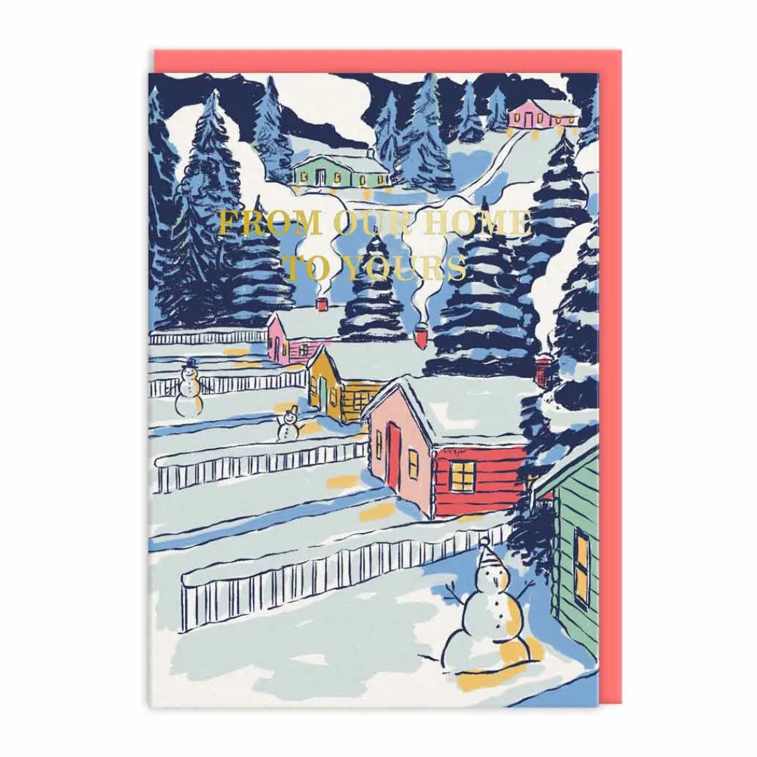 Emily Taylor Christmas Cards*Our Home To Yours Festive Scene Christmas Card | Ohh Deer