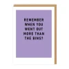 Ohh Deer Birthday Cards*Out More Than The Bins Birthday Card |