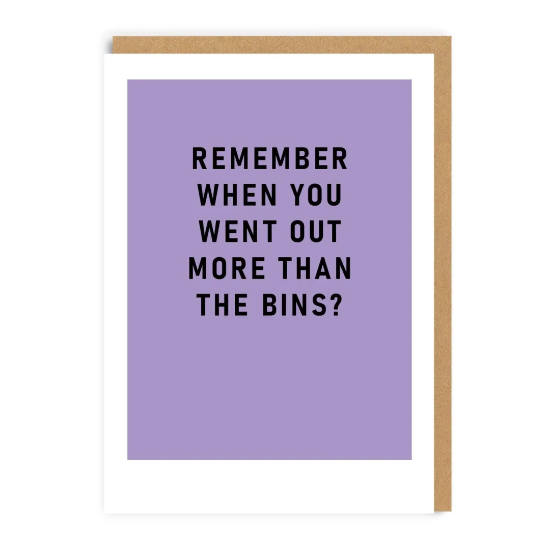 Ohh Deer Birthday Cards*Out More Than The Bins Birthday Card |