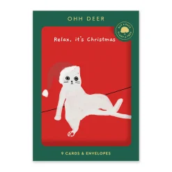 Ken The Cat Christmas Cards*Pack of 9 Christmas Cards -
