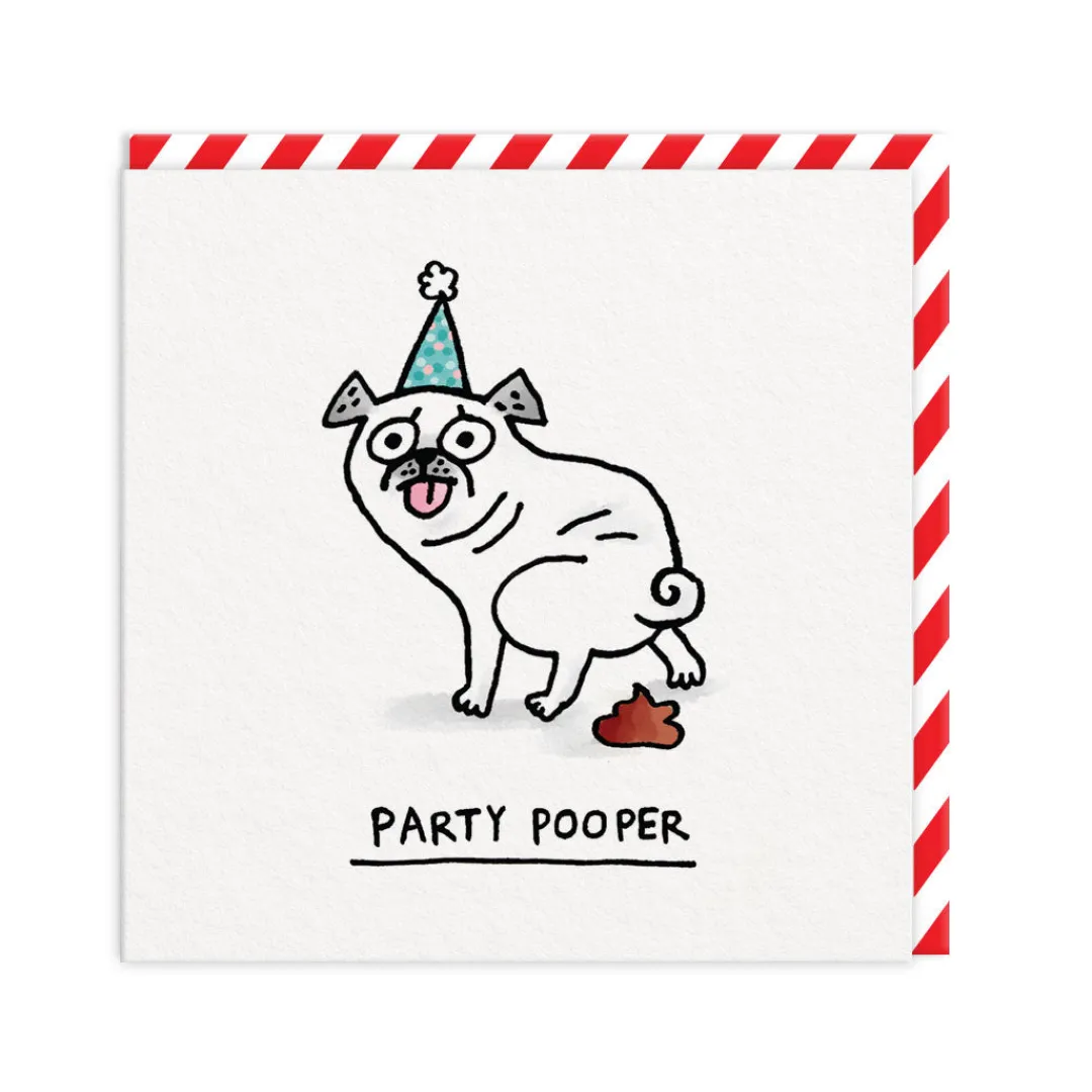 Gemma Correll Birthday Cards*Party Pooper Greeting Card