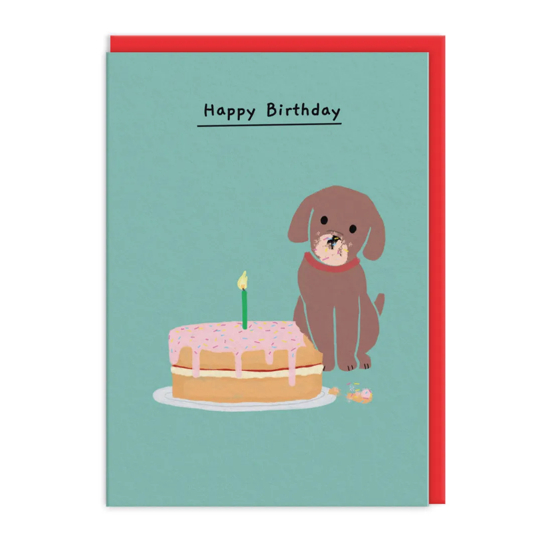 Ken The Cat Birthday Cards*Pat The Pooch Cake Happy Birthday Card ๐ถ๐ | Ohh Deer
