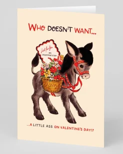 Offensive + Delightful Valentine's Day*Personalised A Little Ass Valentine's Day Card | Ohh Deer