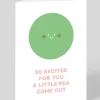 Stormy Knight Congratulations|New Arrival*Personalised A Little Pea New Baby Card
