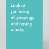 Twin Pines Congratulations|New Arrival*Personalised All grown up having a baby Newborn Card | Ohh Deer