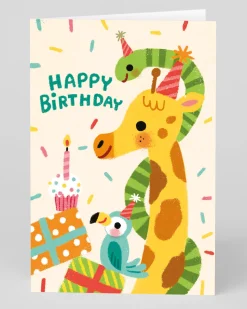 Stormy Knight Birthday|Birthday Cards*Personalised Animals Party Birthday Card
