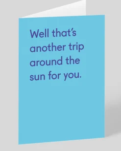 Twin Pines Birthday|Birthday Cards*Personalised Another Trip Around The Sun Birthday Card | Ohh Deer