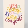 Raspberry Blossom Congratulations|New Arrival*Personalised Baby On The Way Greeting Card | Ohh Deer