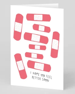 Badger u0026 Burke Get Well Soon*Personalised Bandages Get Well Soon Card | Ohh Deer