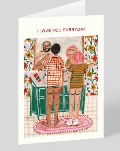 Emily Doliner Valentine's Day|Anniversary*Personalised Bathroom Couple Card | Ohh Deer
