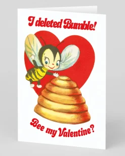 Smitten Kitten Valentine's Day*Personalised Bee My Valentine Card | Ohh Deer