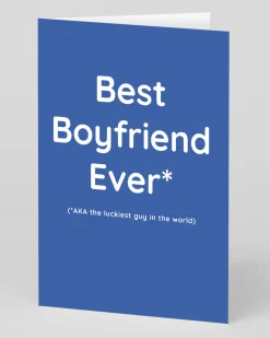 Ohh Deer Birthday|Birthday Cards*Personalised Best Boyfriend Ever Greeting Card |