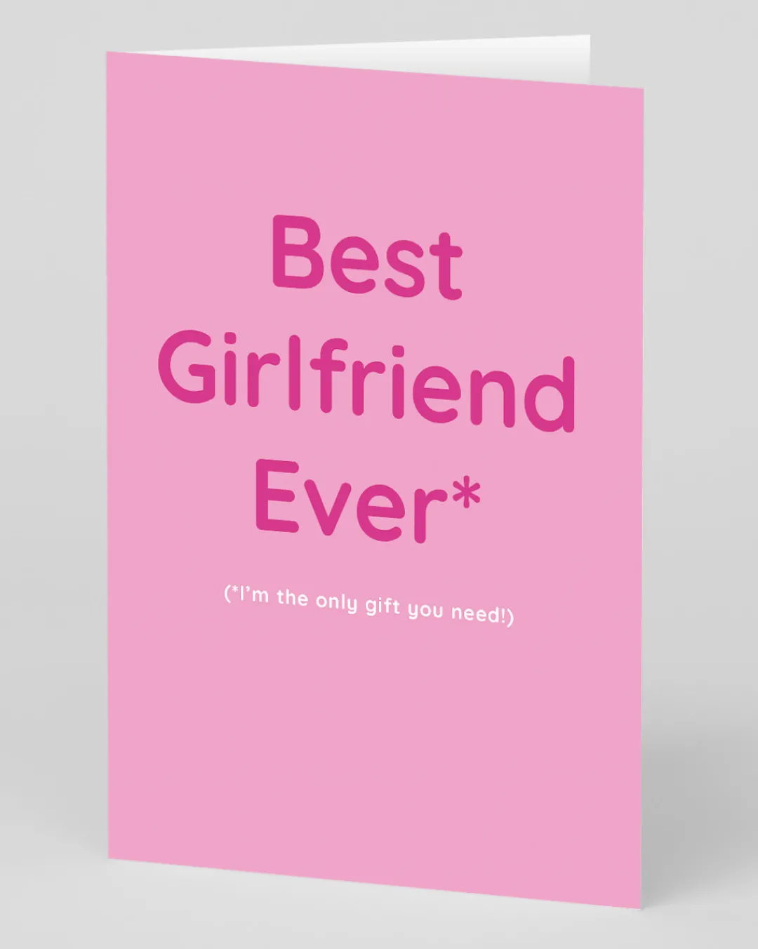 Ohh Deer Birthday|Birthday Cards*Personalised Best Girlfriend Ever Greeting Card |
