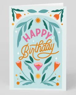 Steffi Lynn Birthday|Birthday Cards*Personalised Birthday Floral Greeting Card | Ohh Deer