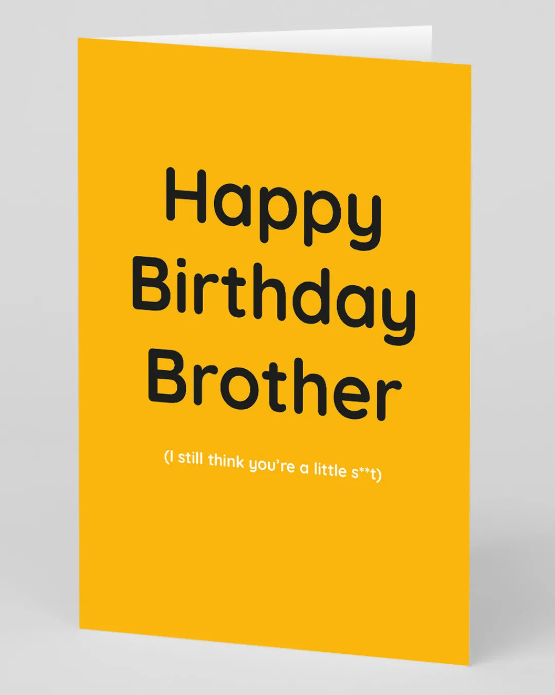 Ohh Deer Birthday|Birthday Cards*Personalised Brother Still a Little S***t Birthday Card |