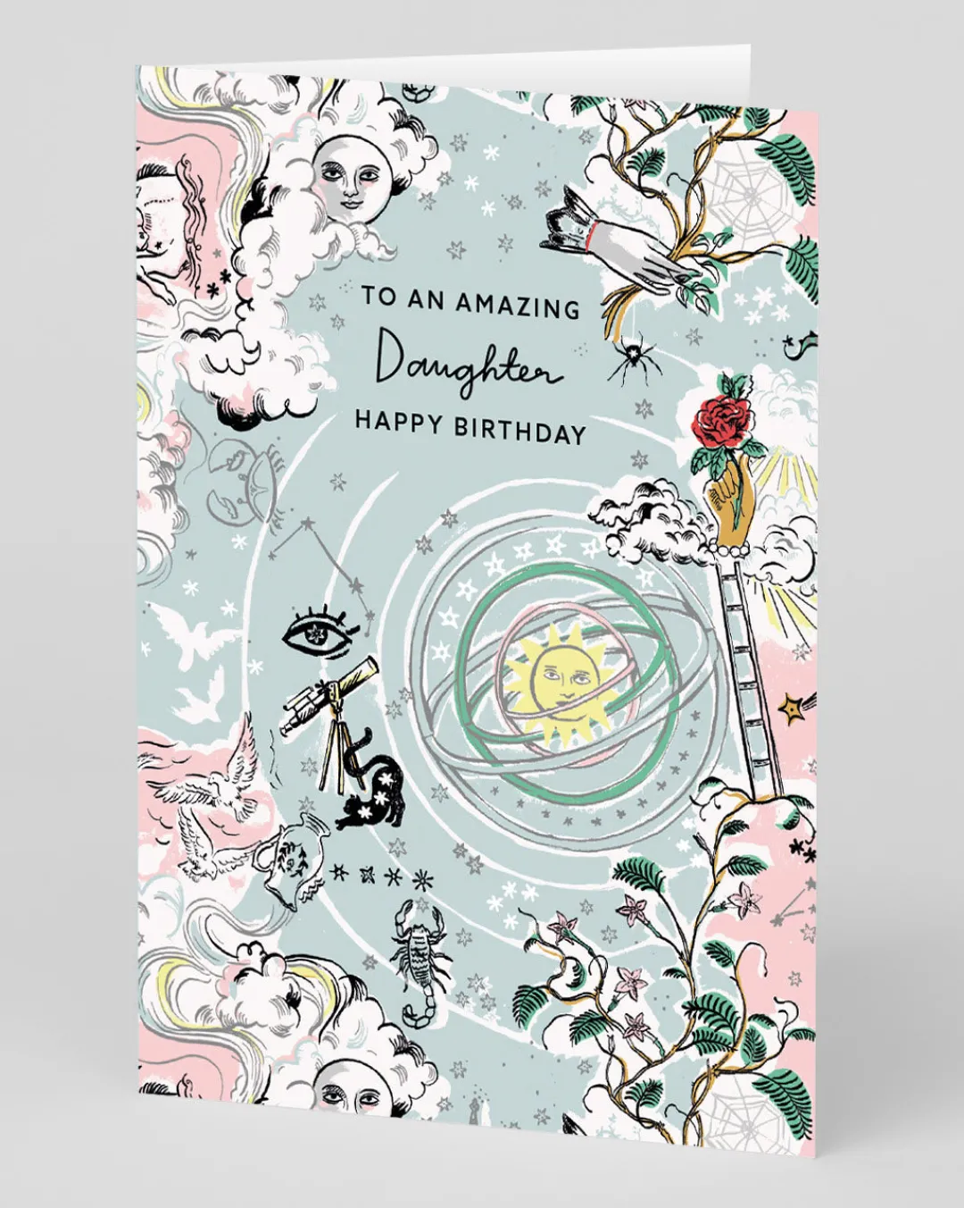 Cath Kidston Birthday|Birthday Cards*Personalised Celestial Amazing Daughter Birthday Card | Ohh Deer